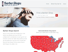 Tablet Screenshot of barbershops.net